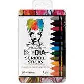 Ranger Industries Ranger - Dina Wakley - scribble sticks 2 - 12 stuks