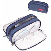 INF Etui met grote capaciteit DarkBlue