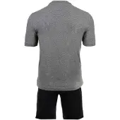 Emporio Armani Pyjama kort grijs / zwart