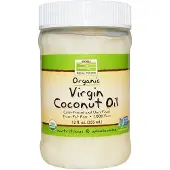 Now , Echte Voeding, Biologische Pure Kokoanutoolie, 12 fl oz (355 ml)
