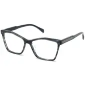 Zadig & Voltaire Zichtbril VZV441 55/15/140 Blauw gestreept Acetaat VROUW VZV441