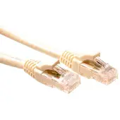 ACT IK8451 U/UTP CAT6 Patchkabel Ivoor -1,5 meter