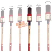 Progold Patentpunt Kwast Exclusive Red 7100 Maat 16 - 2,9 cm
