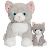 Teddykompaniet - Tuva with Kitten (TK4242)