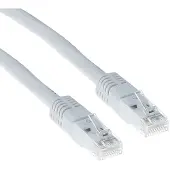 ACT IB9305 U/UTP CAT6A Patchkabel Wit - 5 meter
