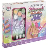 Alrico Diamond Painting Nagelstudio meisjes | Nagelstudio speelgoed | Nagelsalon Meisjes 6+ jaar | Nagellak Set - Nagellak kinderen - Diamond painting nagels meisjes