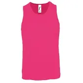 Sols Heren Sportieve Performance Tank Top (Neonroze)