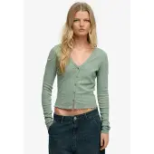 Superdry Gebreid vest 'Athletic Essential' lichtgroen
