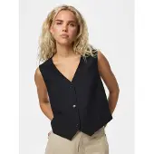 Pieces Gilet 'PCBosella' zwart