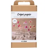 Creativ Company CC Hobbyset Crêpepapier Bloemen Pastel