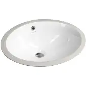Creavit Onderbouw keramische wastafel 48,5x38cm, wit