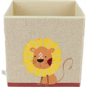 Bieco Lion Nature 32cm Stoffen Opbergdoos 04010457