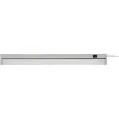 Telefunken LED meubelverlichting Hestia, 4.000K, 1.000lm, titanium Hestia, alu / grijs / zink, Keuken, Kunststof, Modern, kastverlichting