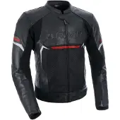 Armr Lederjas Raiden 3.0, model Raiden 3.0 MS, zwart/rood, maat XXL