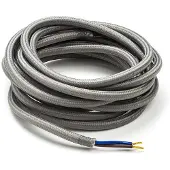 Calex Strijkijzersnoer | | 3 meter (2 x 0.75 mm², Grijs)