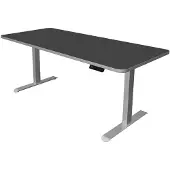 Kerkmann Zit sta bureau Move-3 premium antraciet 180x80cm