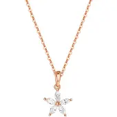 Hey Happiness Ketting 'Daisy' rose-goud