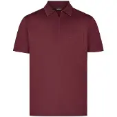 Ragman Softknit Regular Fit Polo shirt Korte mouw rood