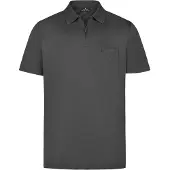 Ragman Softknit Regular Fit Polo shirt Korte mouw antraciet
