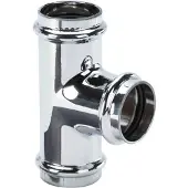 Viega T-stuk messing 32 mm, chroom
