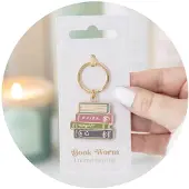 Something Different - Book Worm Sleutelhanger - Multicolours