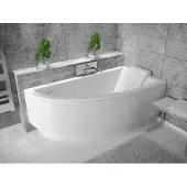 Badland PRAKTIKA hoekbad 150 x 70 cm rechts wit