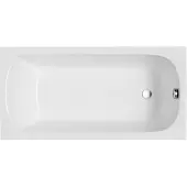 Badland CLASSIC SLIM ligbad 180 x 80 cm wit met baddrager