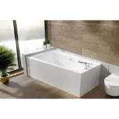 Badland INFINITY hoekbad 150 x 90 cm links wit