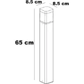LumenXL Staande lamp voor buiten, antraciet - Cira