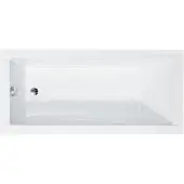 Badland MODERN ligbad 160 x 70 cm wit met hoofdsteun