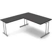 Kerkmann Hoekbureau Profi antraciet 160cm