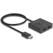 DeLOCK HDMI Switch 2 to 1 bidirectional 8K