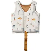 Liewood Schwimmweste - 11-15 kg - Dove - Sea Lebewesen/Sandy - - One Size - Schwimmwesten