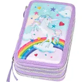 Faber-Castell etui - Unicorn - gevuld 3-laags - 44-delig - FC-573040