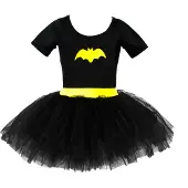 Den Goda Fen Batgirl Child Costume Zwart 4-6 Years Kinderen