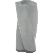 Atmosphera Grijze Glazen Vaas 25,5 cm Hoog, Diameter 10,5 cm