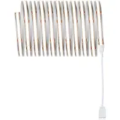 Paulmann MaxLED 1000 COB Basis IP20 warmwit 3m MaxLED, dimbaar, alu / grijs / zink, Woon-/ Eetkamer, Kunststof, Modern
