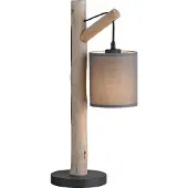 JUST LIGHT Landelijke tafellamp Green Tribu taupe