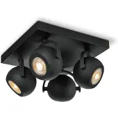 Home Sweet Home Plafondspot Nop Zwart 4xgu10 5,8w