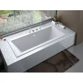 Badland QUADRO SLIM ligbad 175 x 80 cm wit