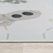 TT Home Kinderkamertapijt tapijt kinderkamertapijt antislip planeten sterren raketten