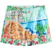 Next Zwemshorts aqua / lichtgrijs / mintgroen / oranje
