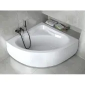 Badland MIA hoekbad 140 x 140 cm wit