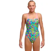 Funkita Fks036 Swimsuit Blauw 10 Years Meisje