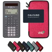 Texas Instruments TI-30X Prio MathPrint incl. WYNGS Beschermhoes Roze - Wetenschappelijke Rekenmachine - Basis Pakket