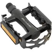 Massi M610 Aluminium Vlakke Pedalen Zwart