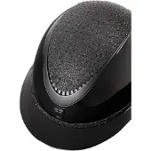Equestro Luxury Rijhelm Wide Visor 58-60 Zwart