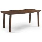 Giga Meubel Eettafel Leone Walnoot 200cm Deens Ovaal