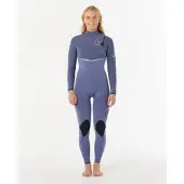 Rip Curl WMS E-Bomb Zip Free 4/3mm - Grey Blue