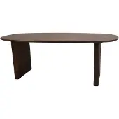 Giga Meubel Eettafel Aya Walnoot Deens Ovaal 180cm